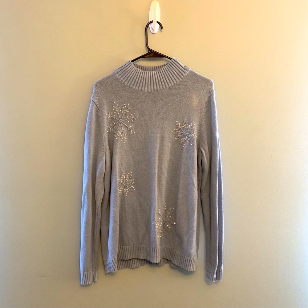 Kim Rogers Snowflake Sweater